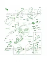 Handlebar per Kawasaki KLR650 2009