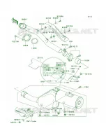 MufflersE8FE9F per Kawasaki KLR650 2009