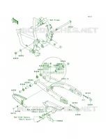 Swingarm per Kawasaki KLR650 2009