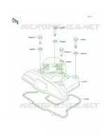 Cylinder Head Cover per Kawasaki KLR650 2007