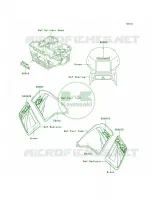 DecalsA6FGreen per Kawasaki KLR650 2007