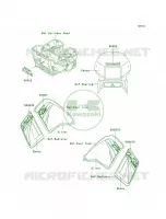 DecalsA7FEbony per Kawasaki KLR650 2007