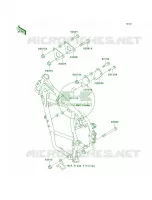 Engine Mount per Kawasaki KLR650 2007