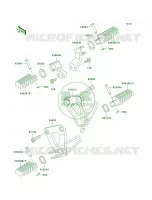 Footrests per Kawasaki KLR650 2007
