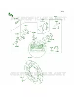 Front Brake per Kawasaki KLR650 2007