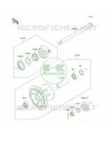 Front Hub per Kawasaki KLR650 2007