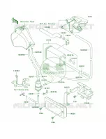 Fuel Evaporative SystemCA per Kawasaki KLR650 2007