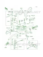 Handlebar per Kawasaki KLR650 2007
