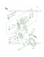 Rear Hub per Kawasaki KLR650 2007