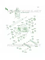 Rear Suspension per Kawasaki KLR650 2007