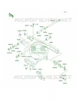 Swingarm per Kawasaki KLR650 2007