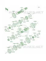 Transmission per Kawasaki KLR650 2007