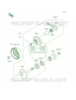 Crankshaft per Kawasaki KLX110L 2011