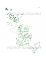 CylinderPistons per Kawasaki KLX110L 2011