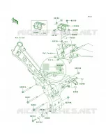 Engine Mount per Kawasaki KLX110L 2011