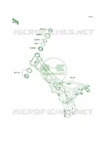 Frame per Kawasaki KLX110L 2011