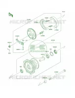 Front Hub per Kawasaki KLX110L 2011
