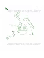 Brake Pedal per Kawasaki KLR650 2004