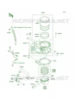 CylinderPistons per Kawasaki KLR650 2004