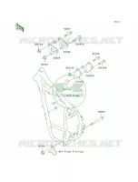 Engine Mount per Kawasaki KLR650 2004