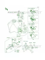 Fuel Tank44 per Kawasaki KLR650 2004