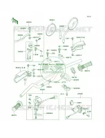 Handlebar per Kawasaki KLR650 2004