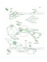 Labels per Kawasaki KLR650 2004