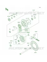 Rear Hub per Kawasaki KLR650 2004