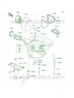 Air Cleaner per Kawasaki KLR650 2003
