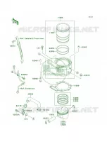CylinderPistons per Kawasaki KLR650 2003