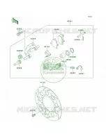 Front BrakeA15 A17 per Kawasaki KLR650 2003