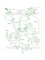 Fuel Evaporative SystemCA per Kawasaki KLR650 2003