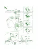 Fuel Tank44 per Kawasaki KLR650 2003