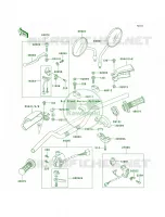 Handlebar per Kawasaki KLR650 2003