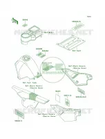 Labels per Kawasaki KLR650 2003