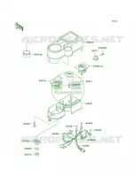 Meters per Kawasaki KLR650 2003