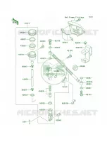 Rear Master Cylinder per Kawasaki KLR650 2003