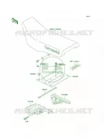 Seat per Kawasaki KLR650 2003