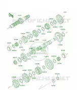 Transmission per Kawasaki KLR650 2003
