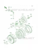 Clutch per Kawasaki KLR250 2002