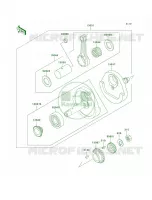 Crankshaft per Kawasaki KLR250 2002