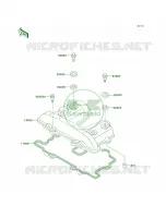 Cylinder Head Cover per Kawasaki KLR250 2002