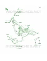 Frame per Kawasaki KLR250 2002