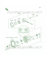 Front Hub per Kawasaki KLR250 2002
