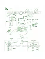 Handlebar per Kawasaki KLR250 2002