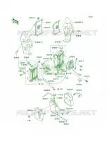 Radiator per Kawasaki KLR250 2002