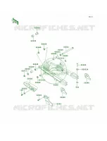 Swingarm per Kawasaki KLR250 2002