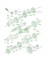 Transmission per Kawasaki KLR250 2002