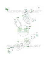Water Pump per Kawasaki KLR250 2002