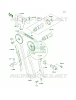 CamshaftsTensioner per Kawasaki KLR650 2002